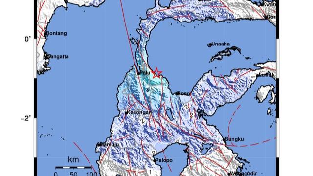 Gempa 5,0 Guncang Palu