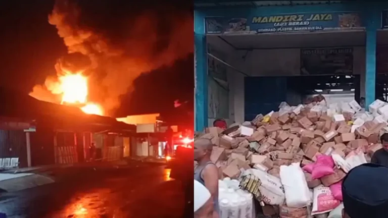 Kebakaran di Sukbumi